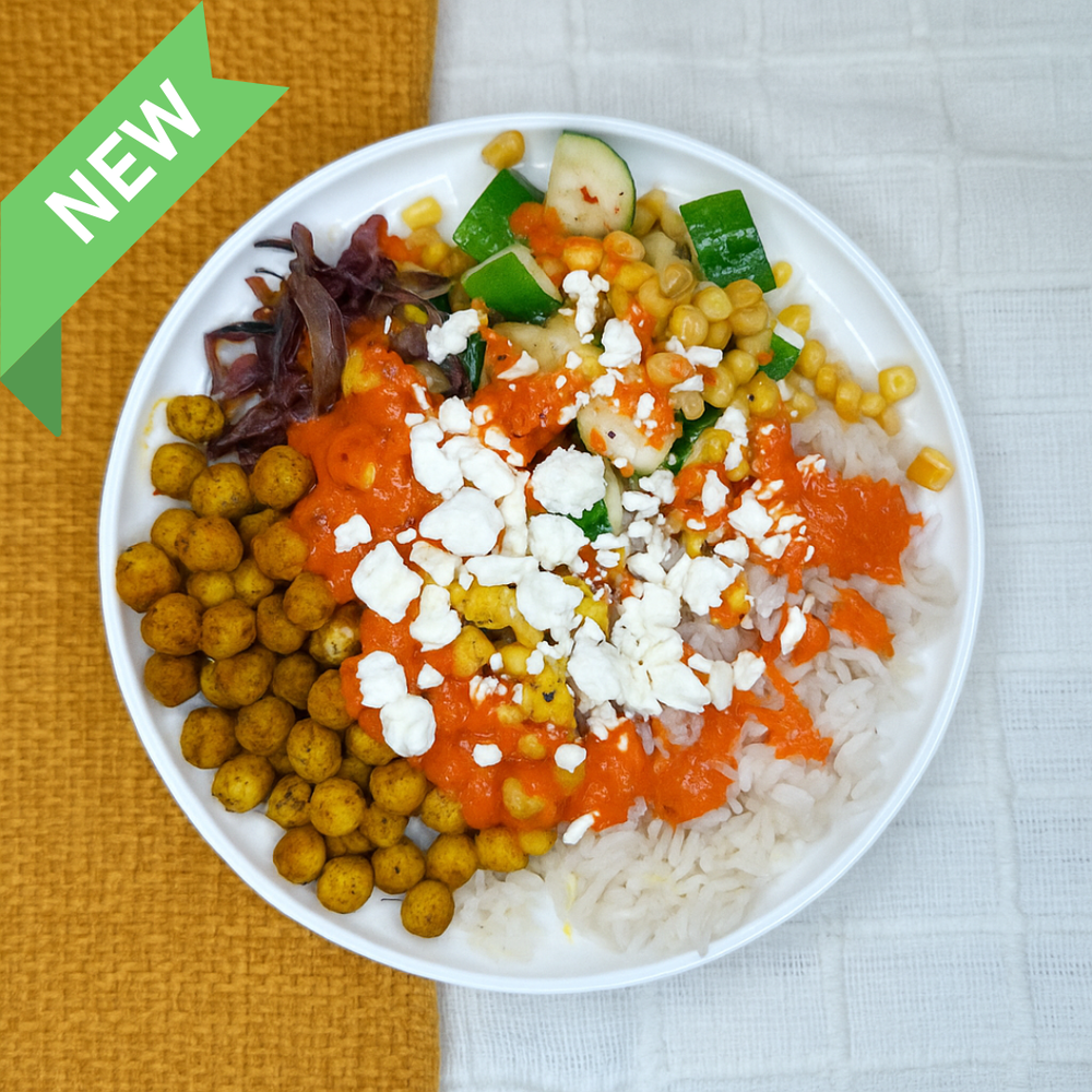 Harissa Chickpea Bowl (GF, Vegetarian)