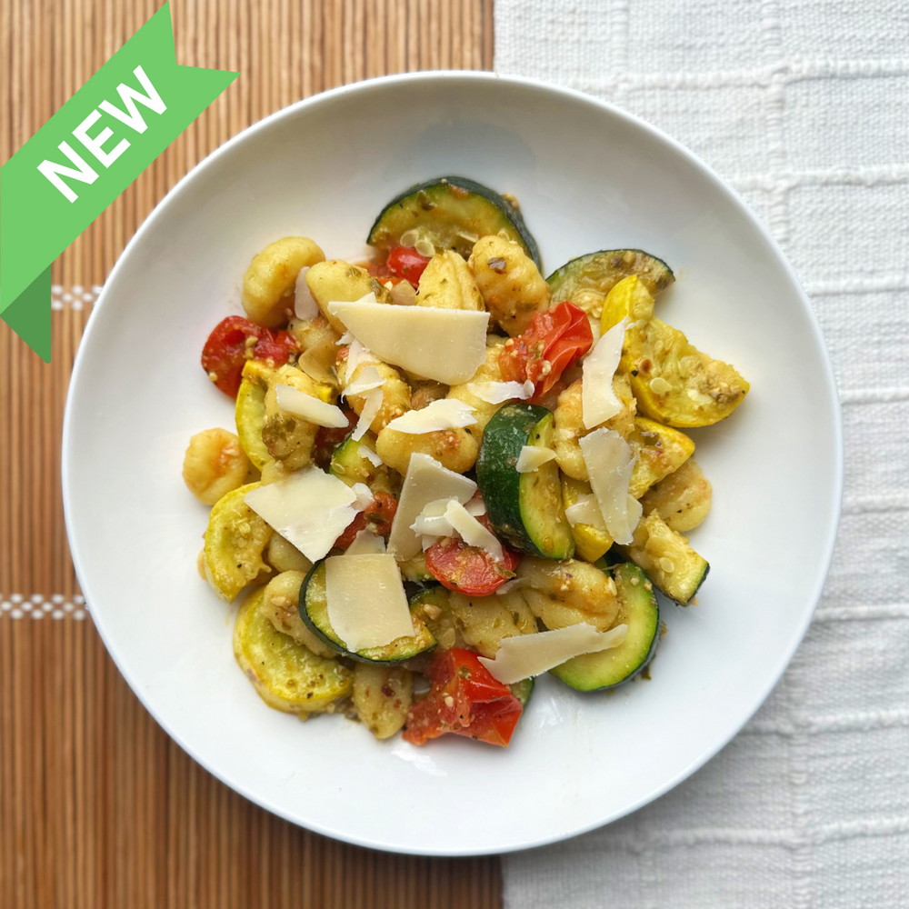 Pesto Gnocchi With Roasted Vegetables (Vegetarian)