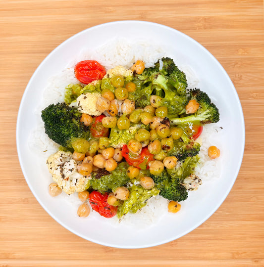 Herb Roasted Veggie Bowl (Vegan)