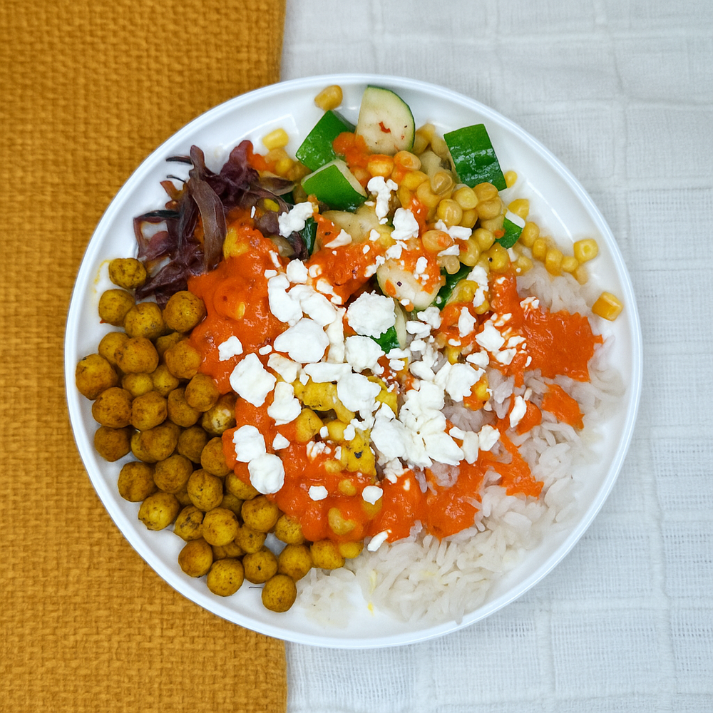 Harissa Chickpea Bowl (GF, Vegetarian)