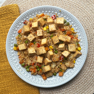 Tofu Vegetable Fried Rice (Vegan)