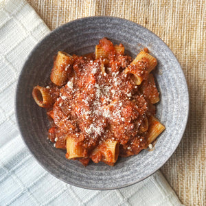 Beef Rigatoni Bolognese