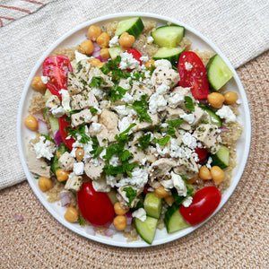 Herb Chicken Mediterranean Quinoa Salad (GF)