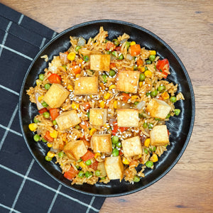 Tofu And Vegetable Fried Rice (Vegan)
