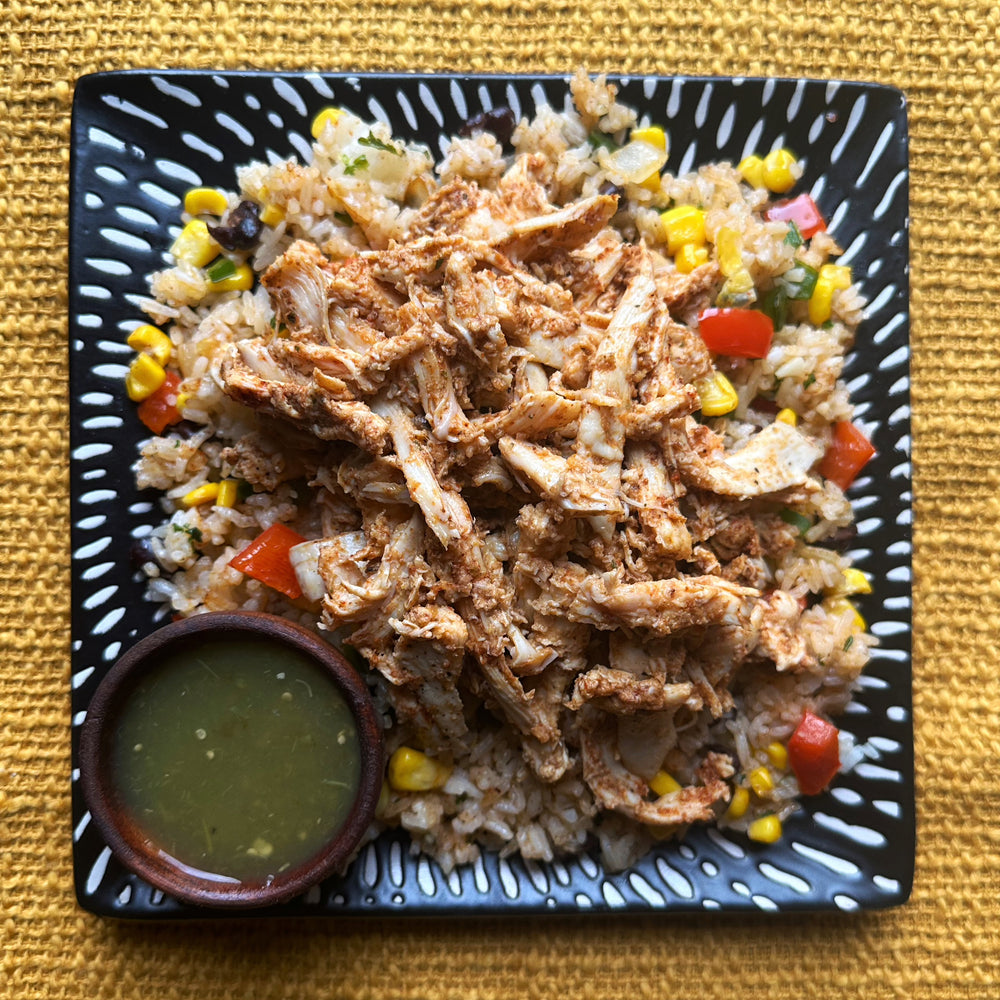 Chipotle Pulled Chicken Taco Bowl (Double Protein) (GF, DF)