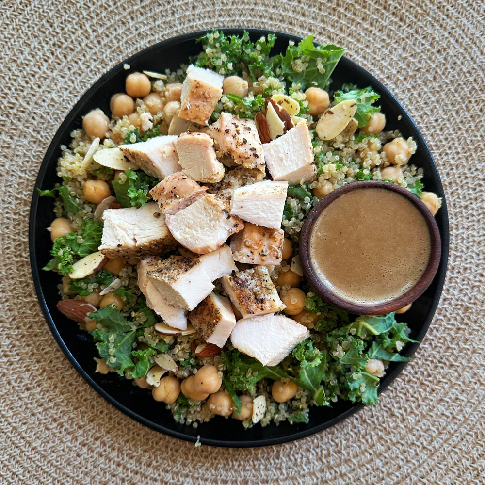 Balsamic Chicken, Quinoa and Kale Salad (GF, DF)